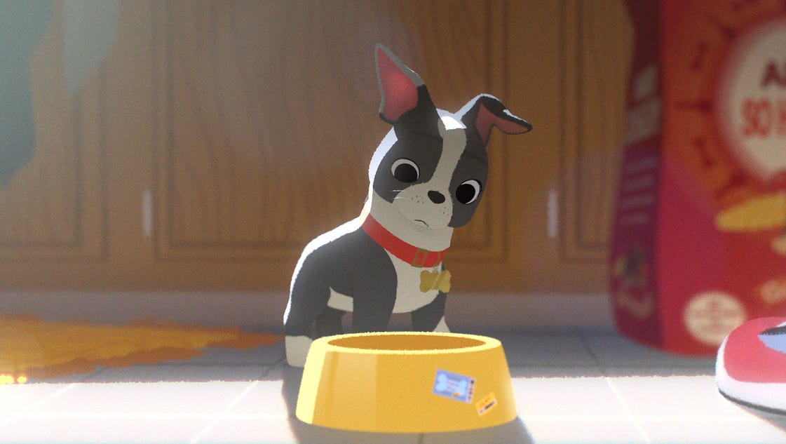 Disney's 'Feast' feeds on food-loving dog Winston