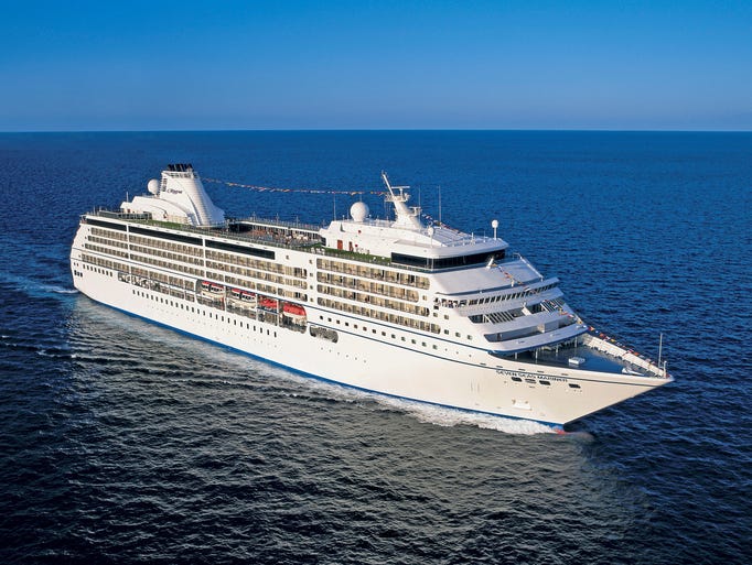 Luxury line Regent's 700-passenger Seven Seas Mariner,