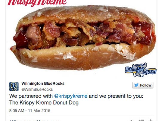 KrispyDog(?). of a facebook  Twitter) kreme Blue Rocks The the recipe krispy (Photo: tweeted picture