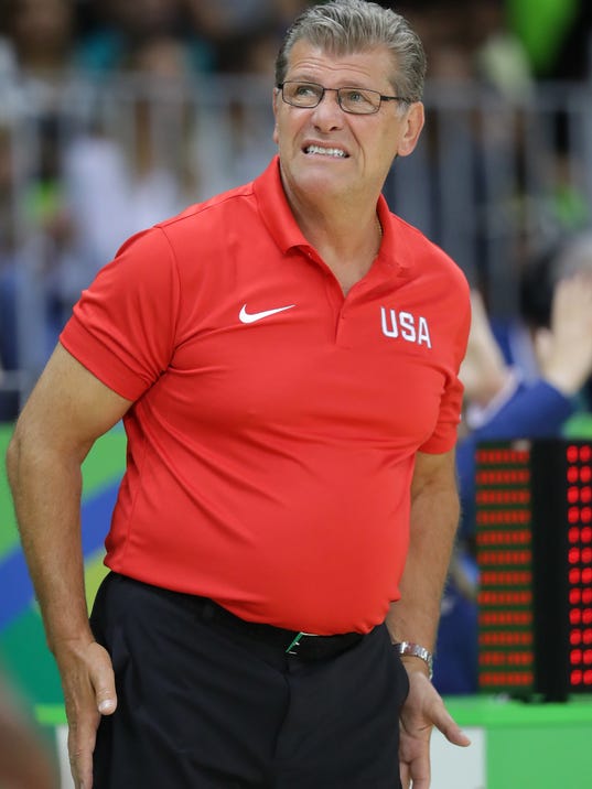 Olympic women's basketball coach Geno Auriemma wins and is expected to win