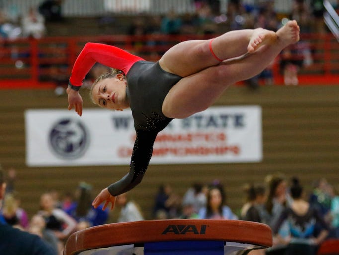 WIAA state gymnastics meet gallery