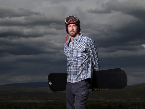 Team USA snowboarder Seth Wescott, shown here during a portrait session at the Team USA Media Summit at Canyons Grand Summit Hotel, expressed concern about the Russian bombings.