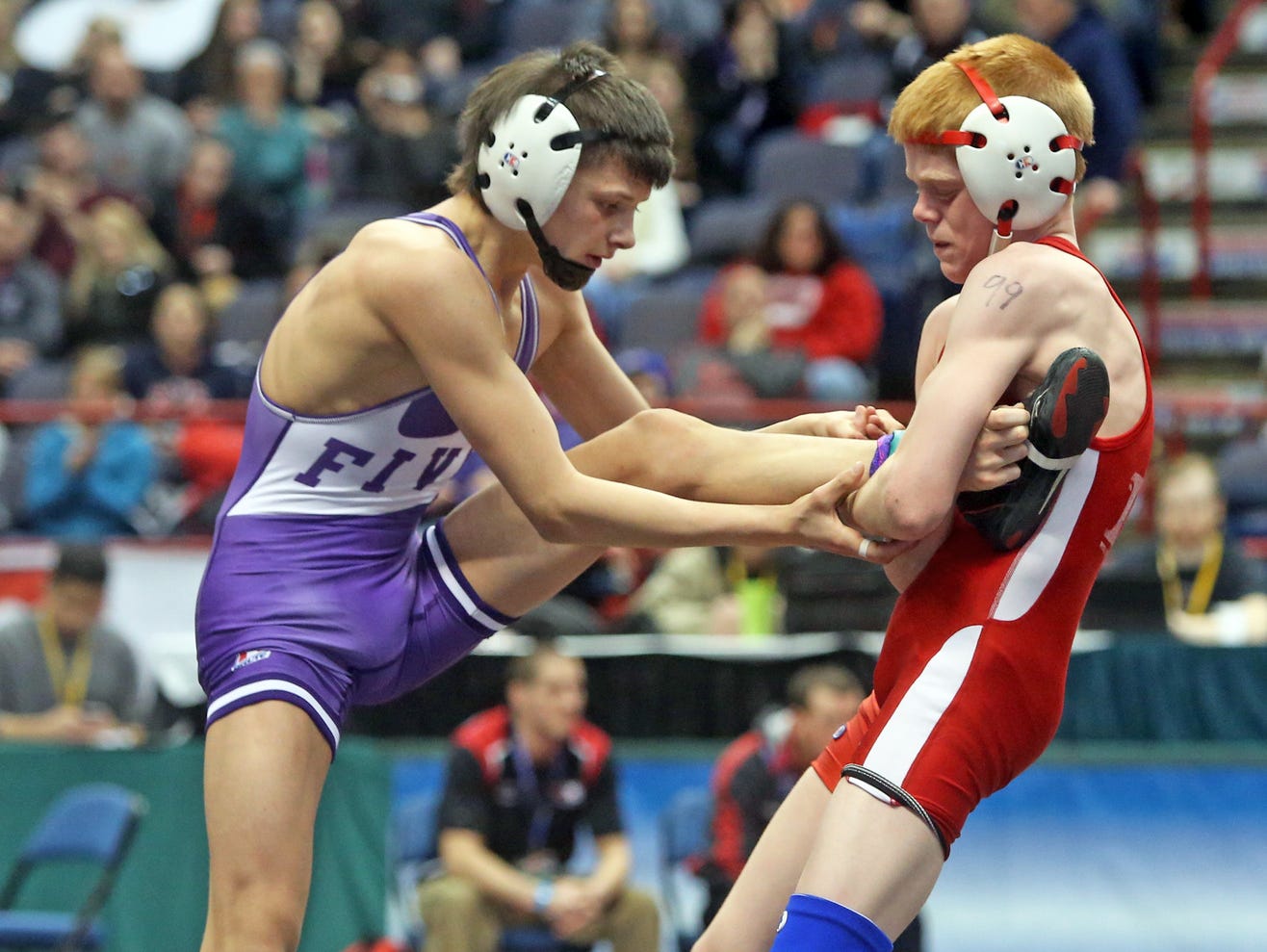 Burkhart, Overhiser win state wrestling titles USA TODAY High School