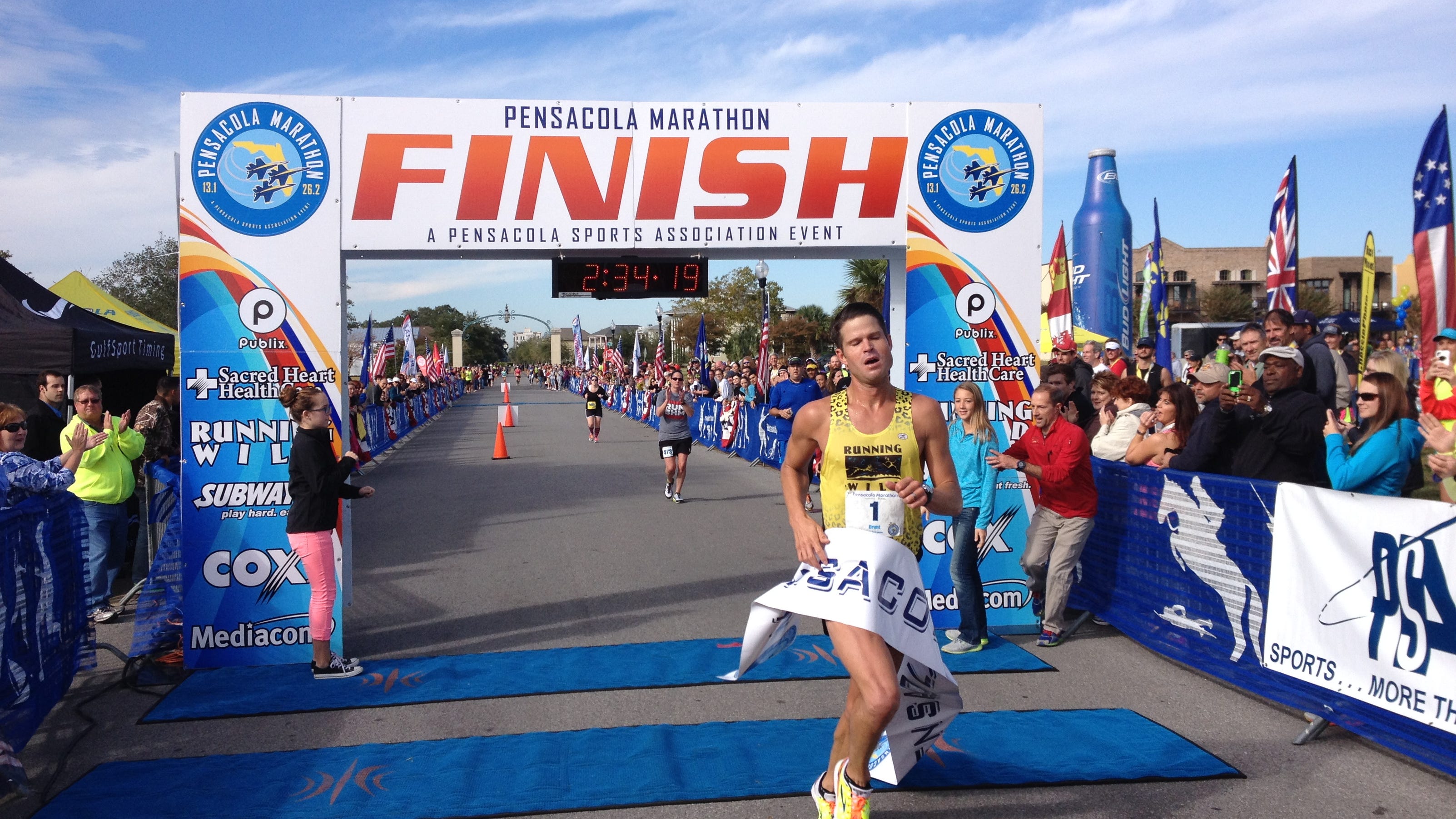 Schneider attains trifecta as Pensacola Marathon winner Pensacola