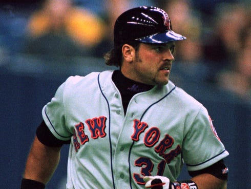 Mike Piazza has admitted to the use of androstenedione, a supplement now banned by MLB.