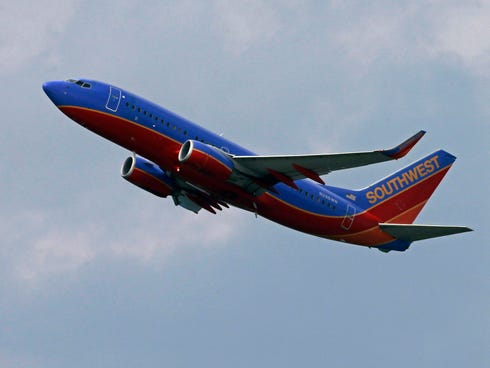 Southwest Airlines in increasing the number of points it takes to reedem 