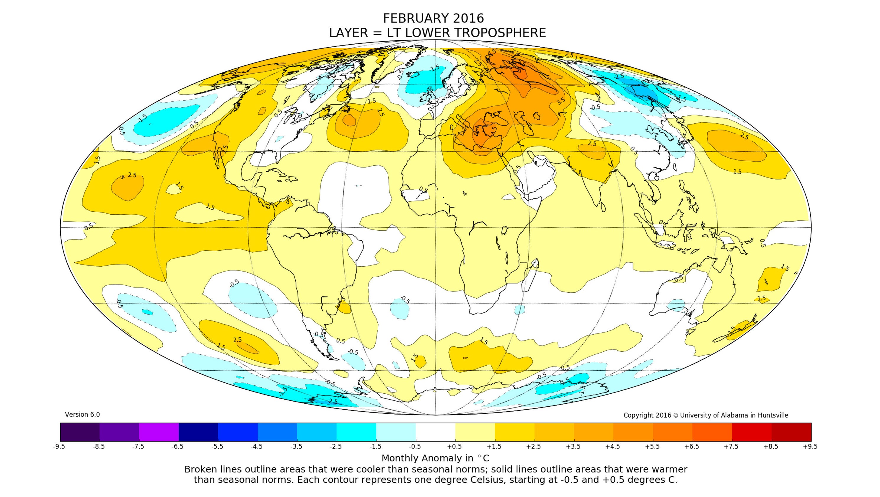 Hot Hot Hot February Breaks Worldwide Temperature Record