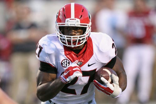 Georgia's Nick Chubb shatters records, Louisville's rush defense