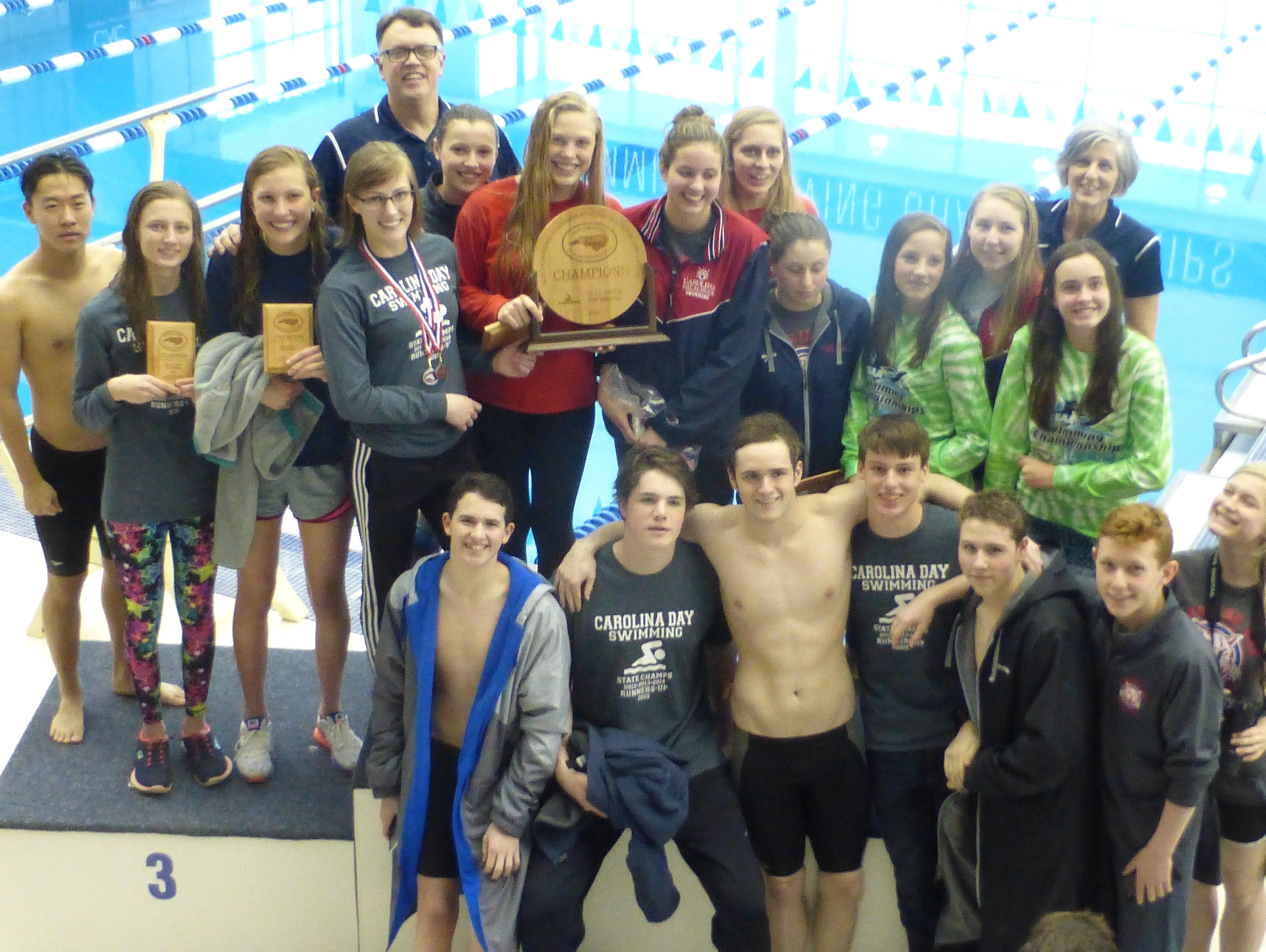 Carolina Day girls swim to state championship USA TODAY High School