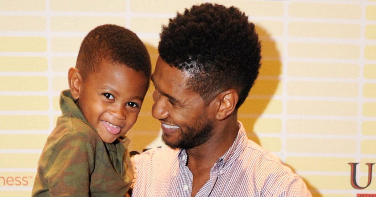 Ushers Son Rushed To Hospital After Pool Accident