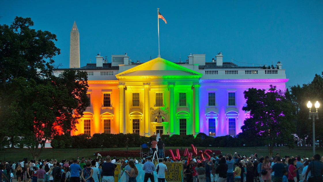 Obama Never Saw Rainbow Lit White House 