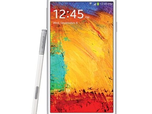 The Galaxy Note 3.