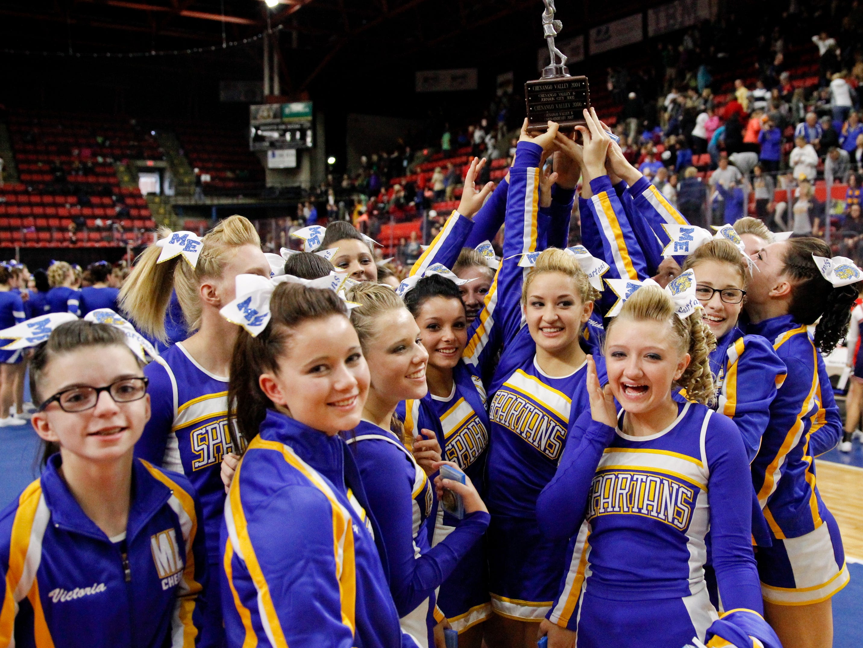 Photos and more ME wins STAC cheerleading crown USA TODAY High