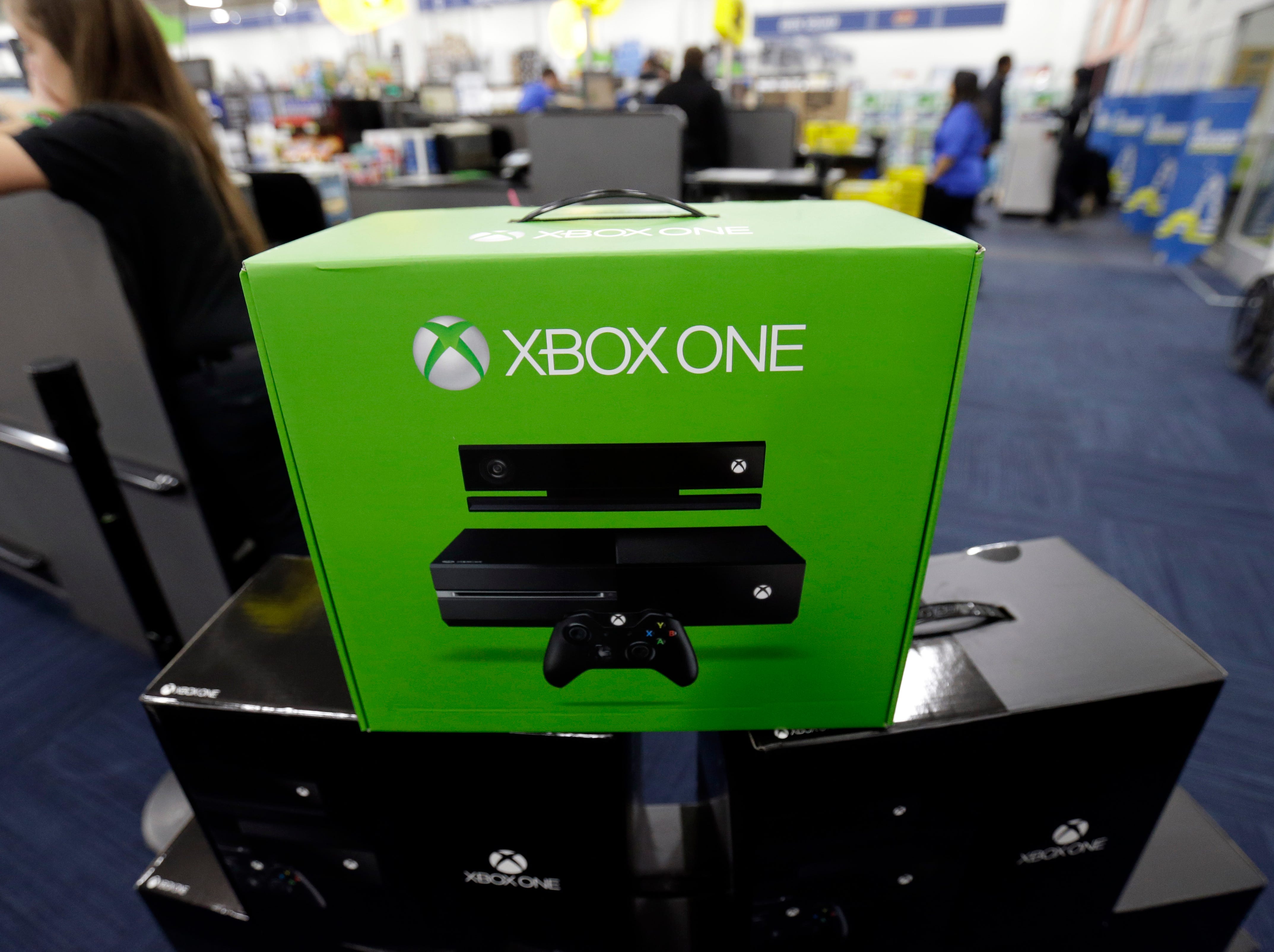 The Xbox One on display at a Best Buy store in Evanston, Ill.