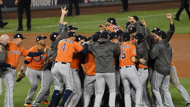 MLB on X: #CHAMPS The @Astros win their first #WorldSeries in franchise  history!  / X