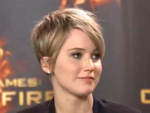 Jennifer Lawrence Cuts Off Her Long Hair