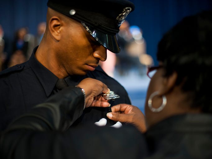 Detroit Police Academy graduation