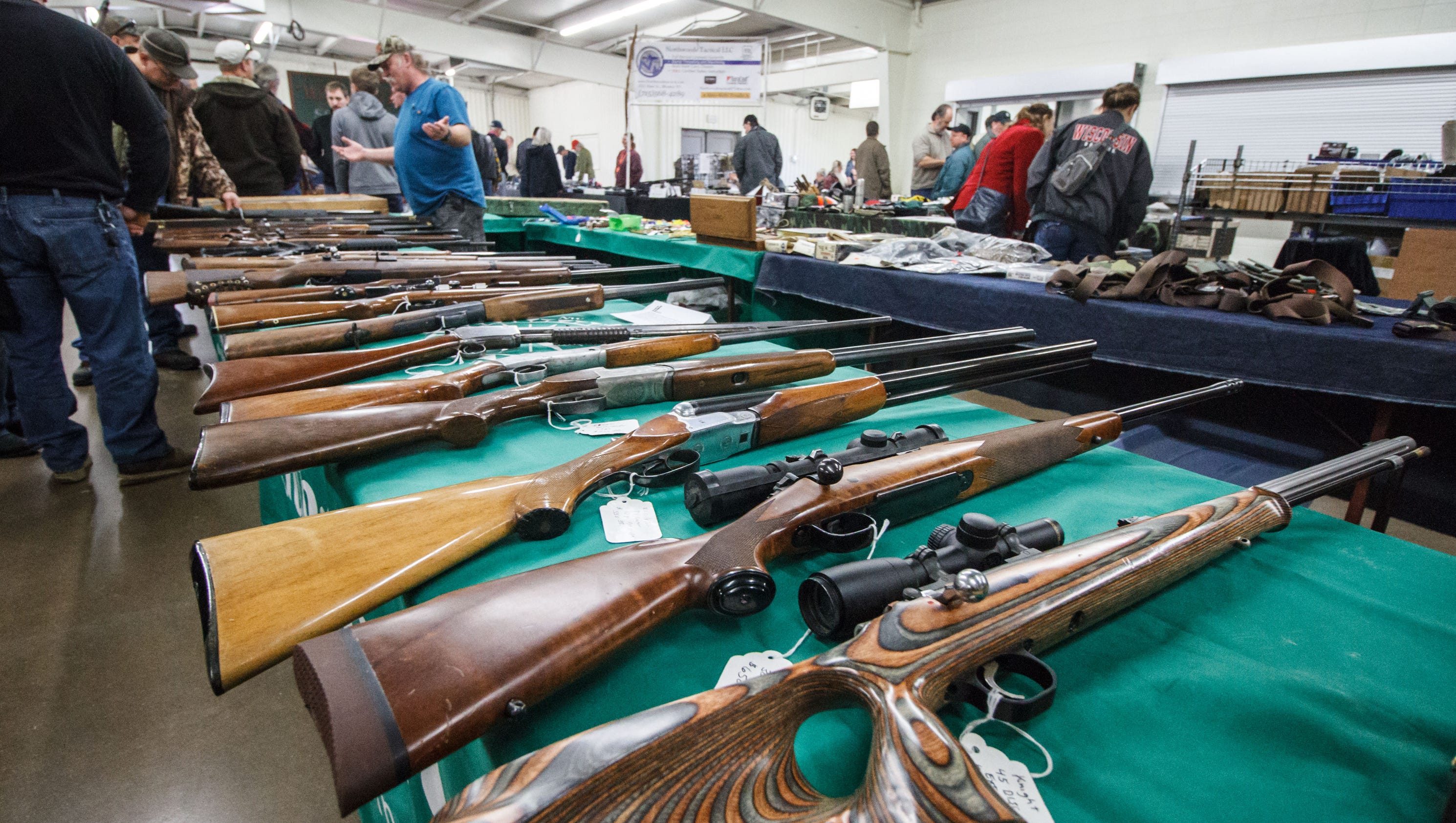 Bob and Rocco gun show at the Waukesha Exposition Center