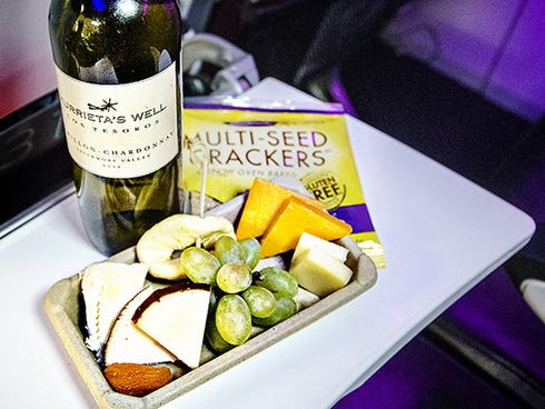 Virgin America refreshes its wine offerings quarterly.