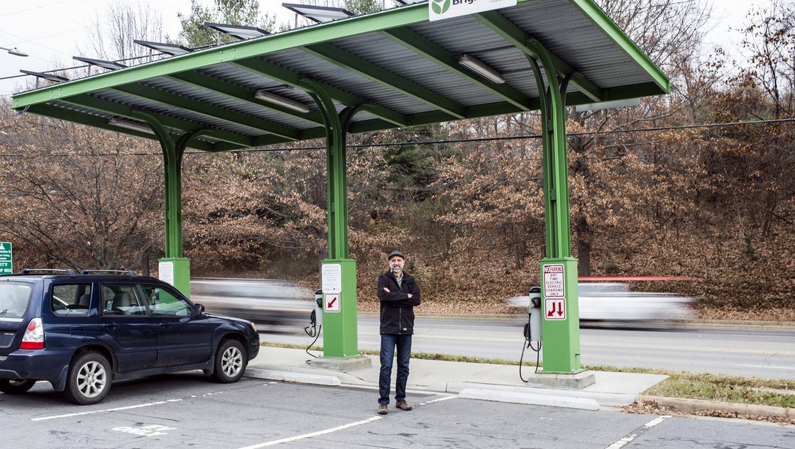 Asheville electric car charging business going regional