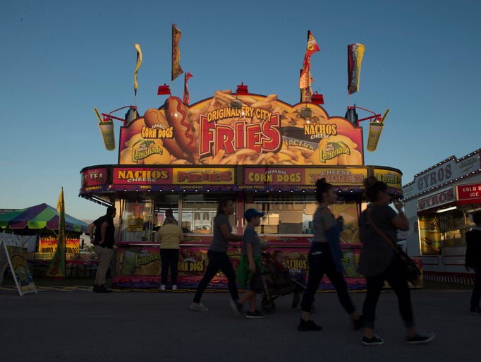 Opening night at the St. Lucie County Fair