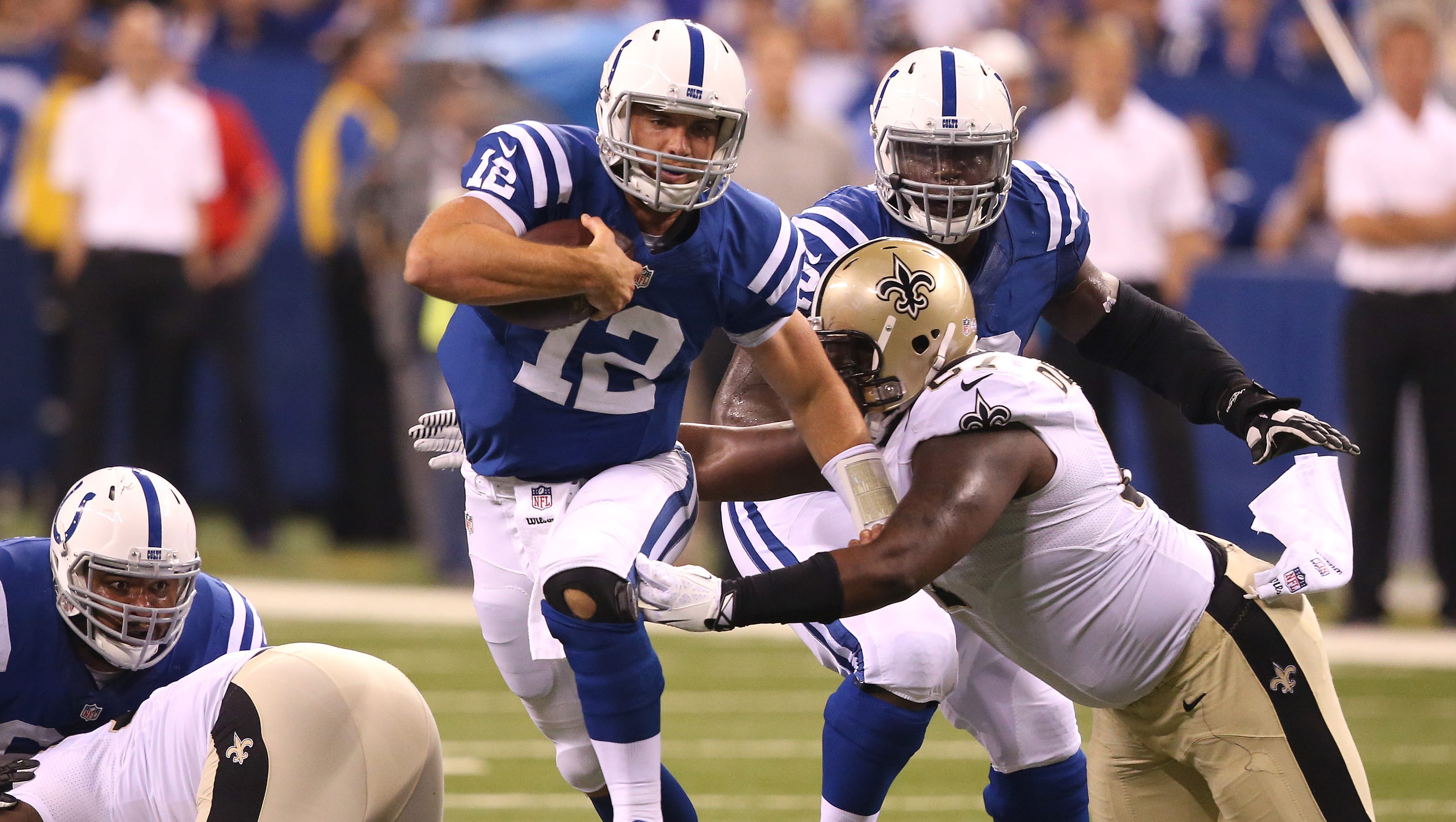 A look at the Indianapolis Colts' 53 man roster, depth chart