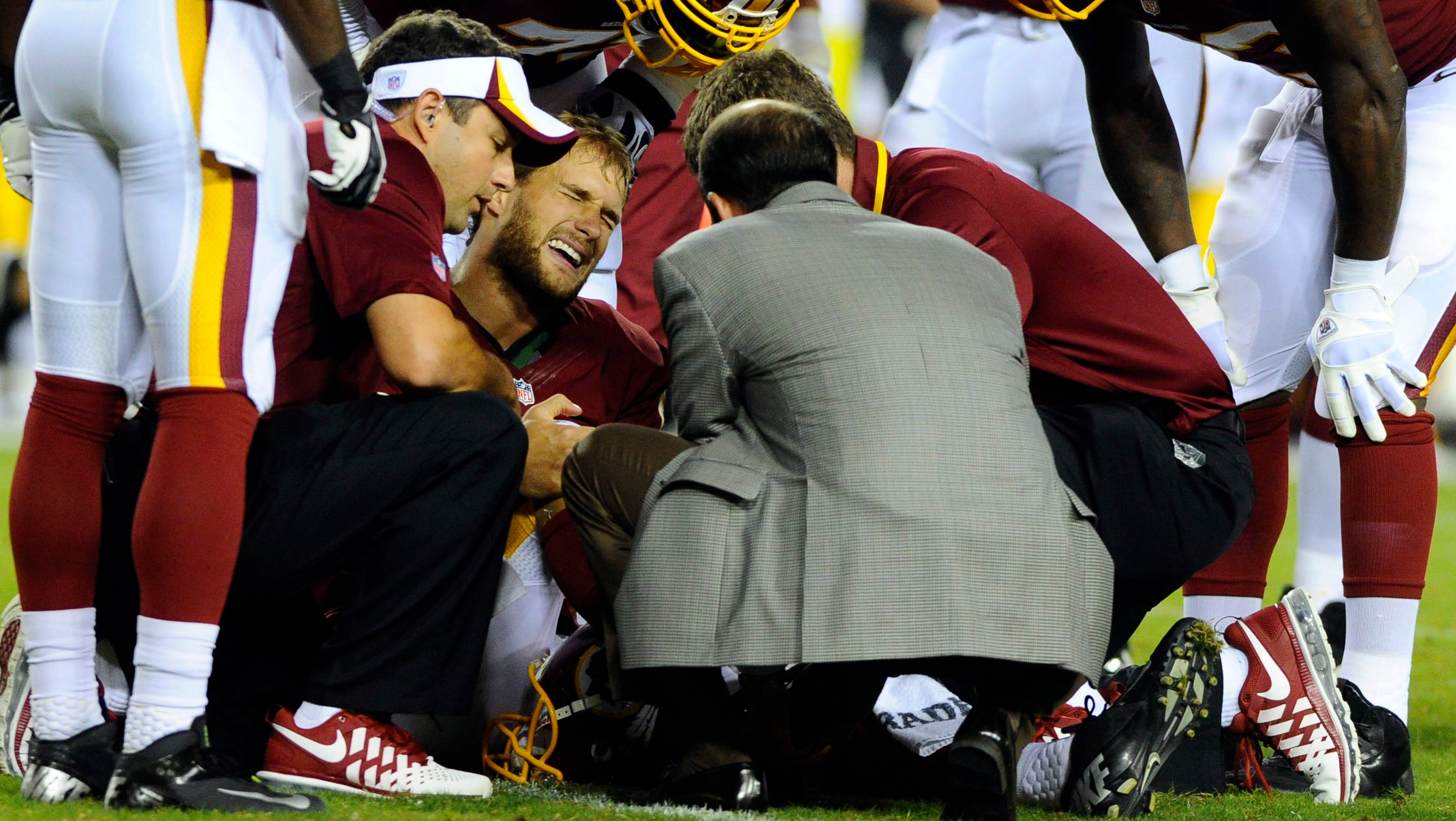 Redskins QB Kirk Cousins escapes serious injury