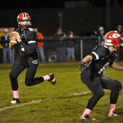 coshocton football claymont passing against school prowess shows its off