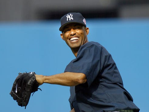 Mariano Rivera is known to shag flies during batting practice before games.