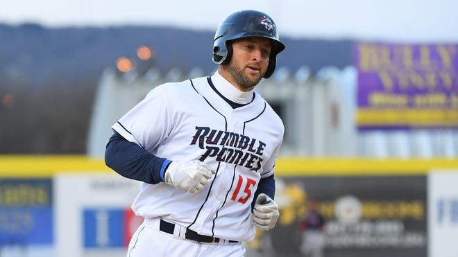 Tim Tebow ends homer-less drought with second blast of 2018 season