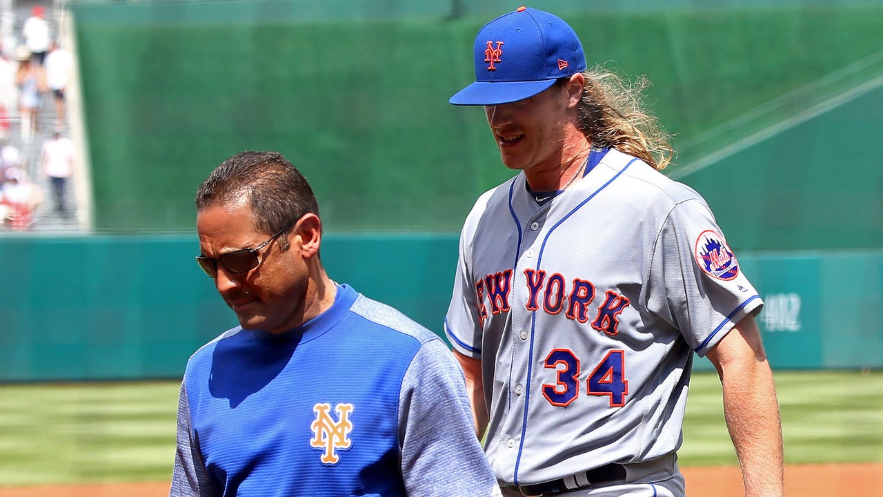 Noah Syndergaard of New York Mets suffered partial tear of right