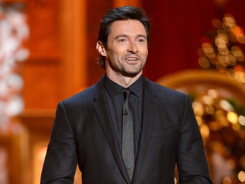 Hugh Jackman speaks onstage at TNT Christmas in Washington 2013 at the National Building Museum on Dec. 15, 2013.