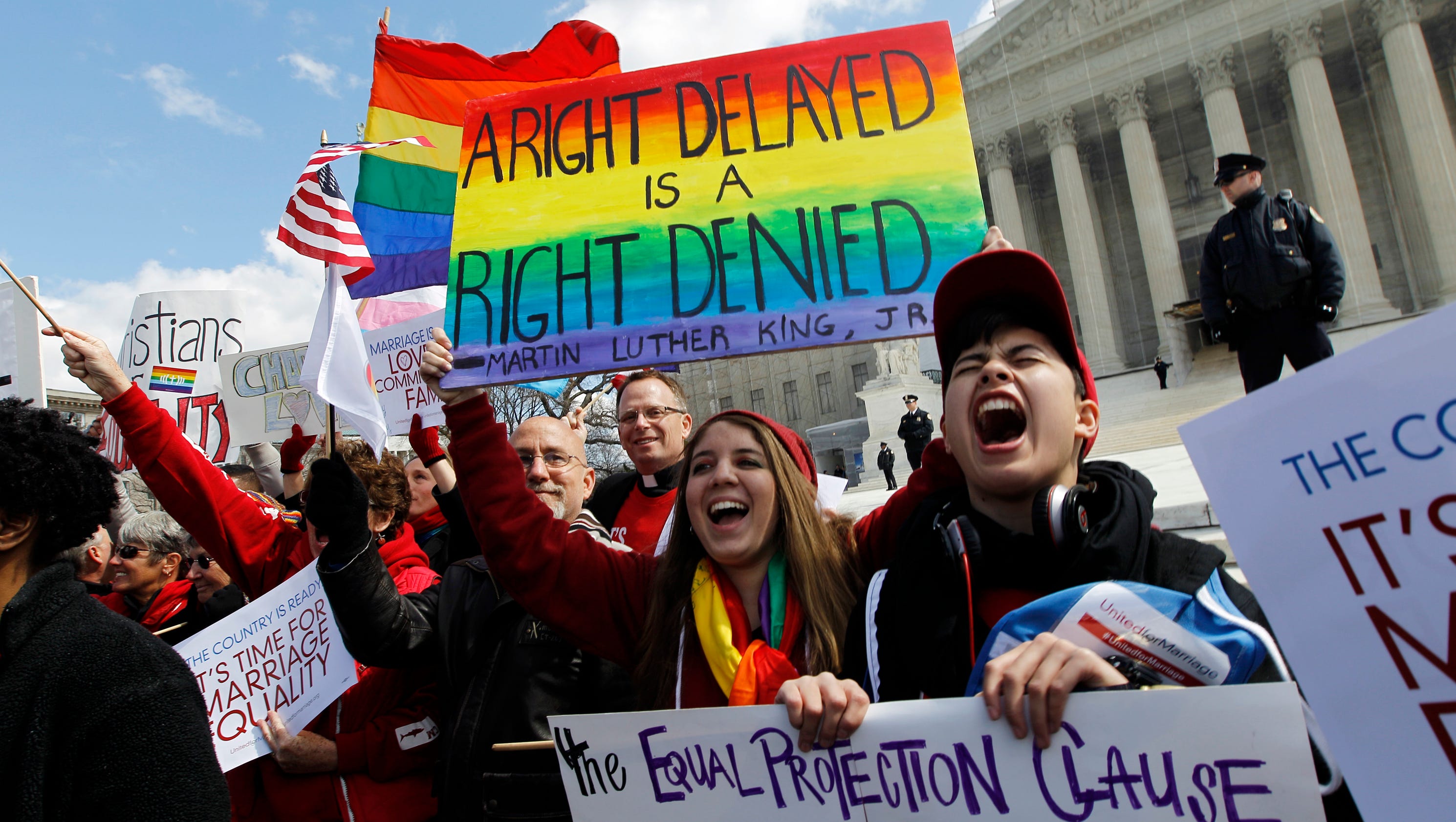 States Defend Gay Marriage Bans As Democratic Actions 