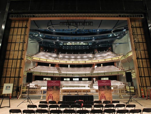 Peek inside the new (nearly finished) Hancher Auditorium