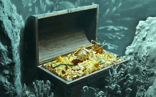 Hidden Treasure Chest Filled With Gold And Gems Is Found In Rocky
