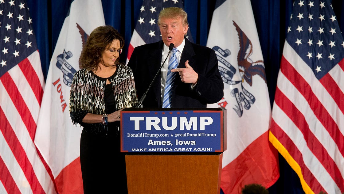 The 5 Best Throwback Palin Isms From Her Donald Trump Endorsement