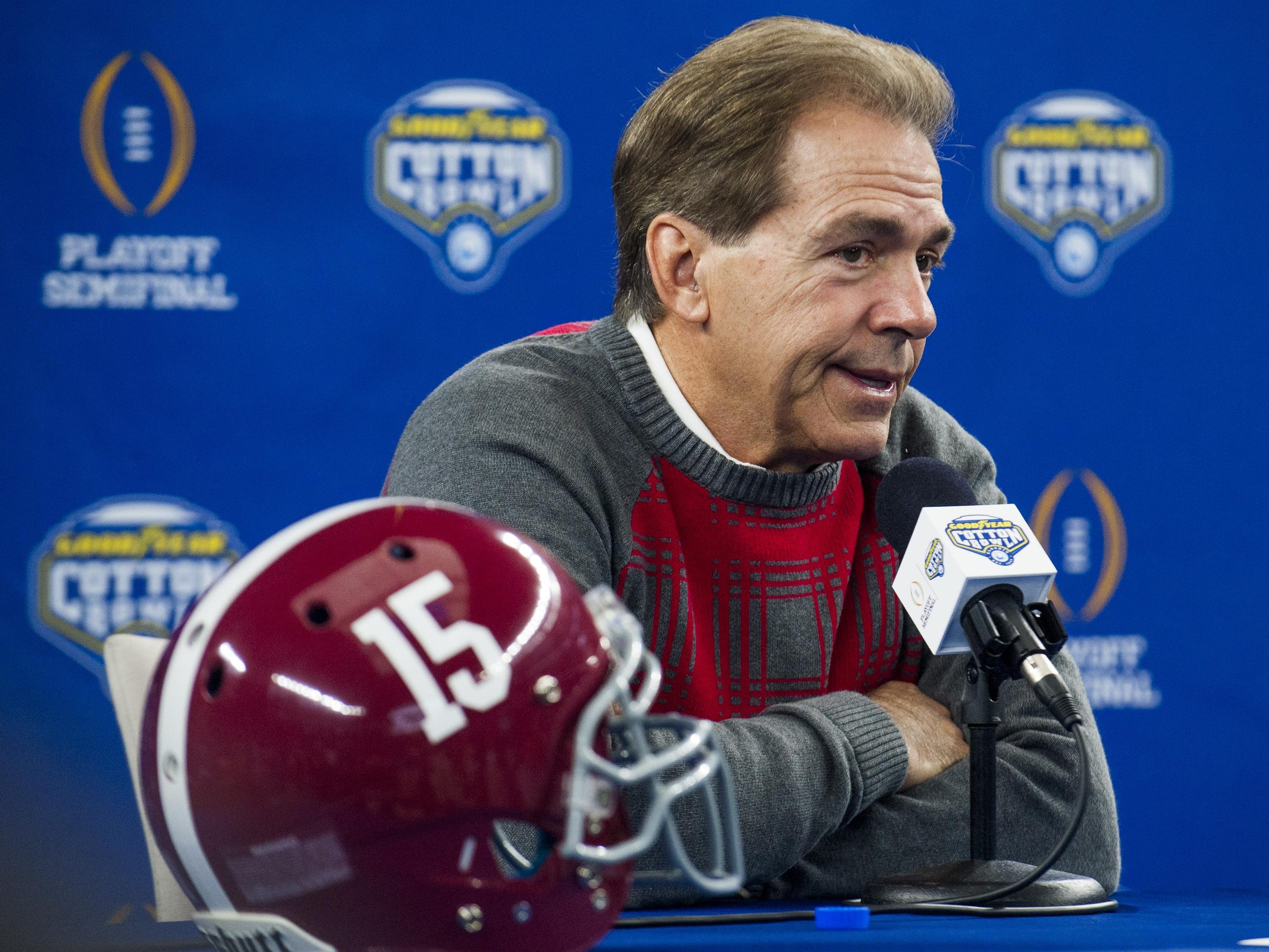 Alabama Coach Nick Saban Addresses Canceling Michigan State Series ...