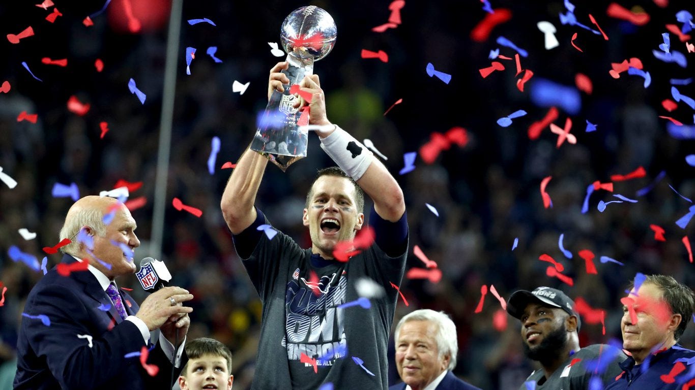 tom brady super bowl history