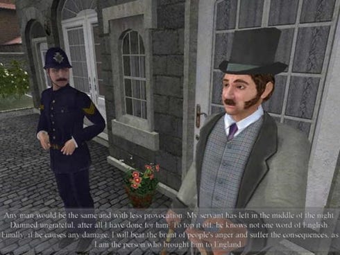 Sherlock Holmes and his trusty sidekick Watson both star in 'The Awakened' for iPad.