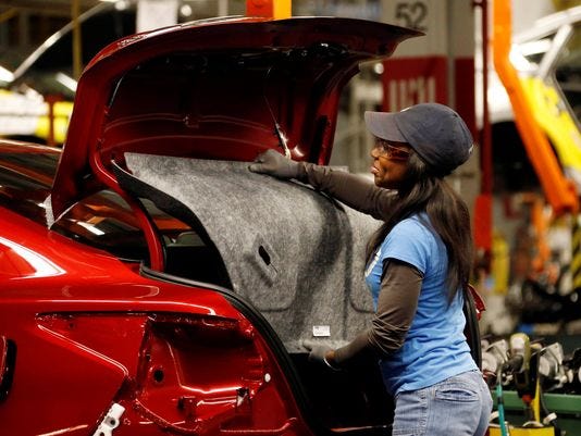 Nissan factory worker