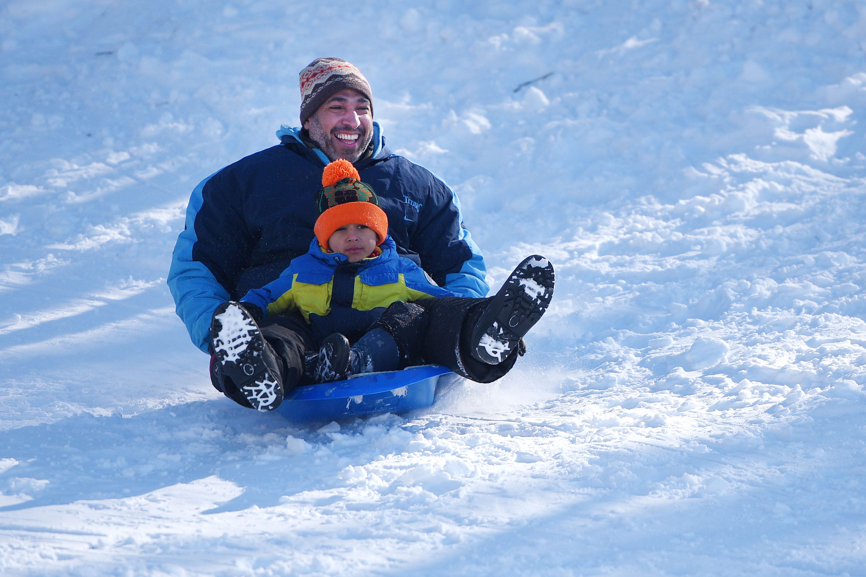 photos: sledding in sioux falls