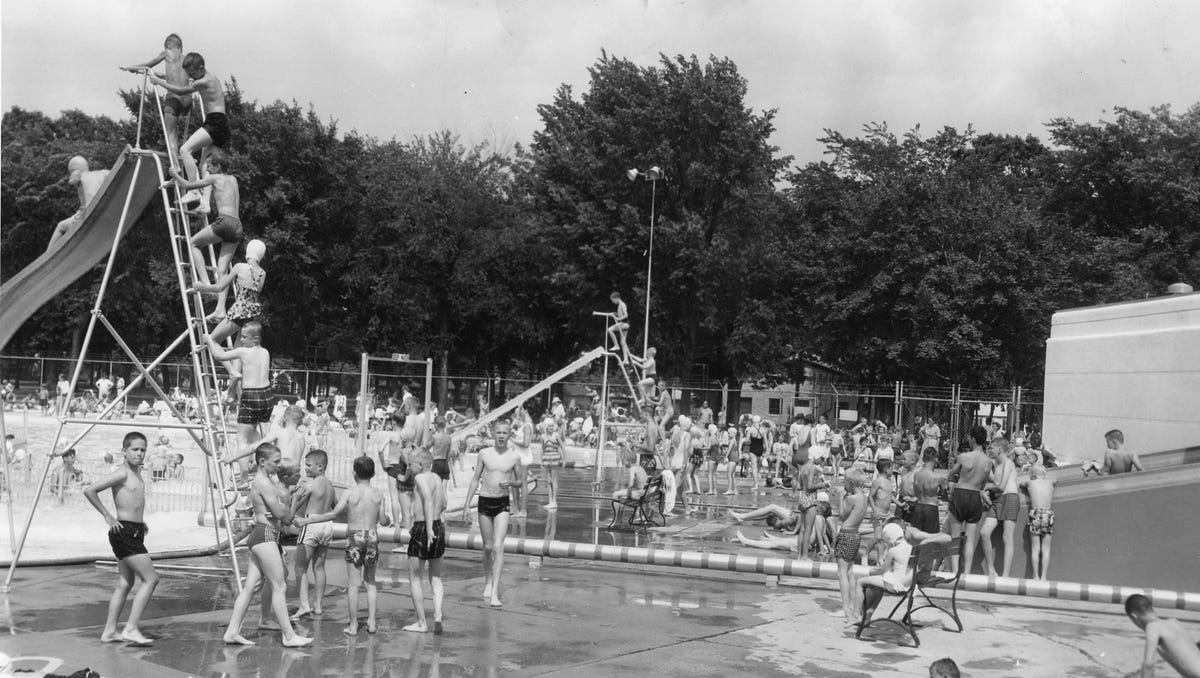 A Look Back: 1941 Erb pool, 1961 Mead pool on opening day