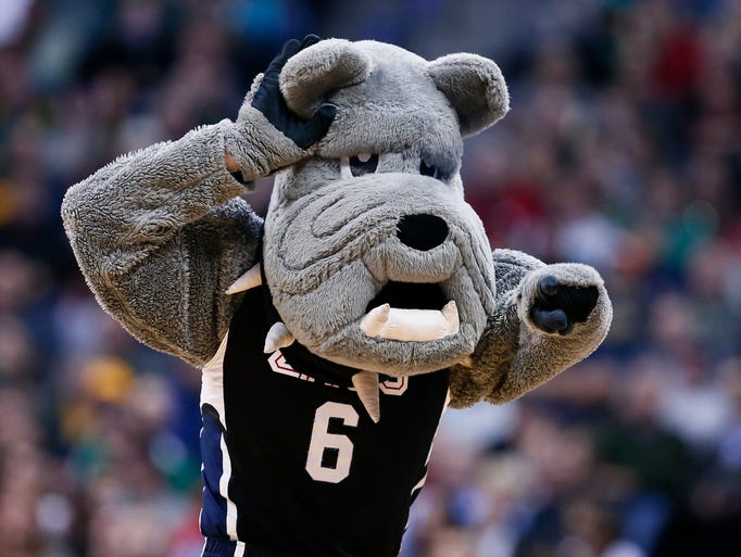 NCAA tournament mascots in action