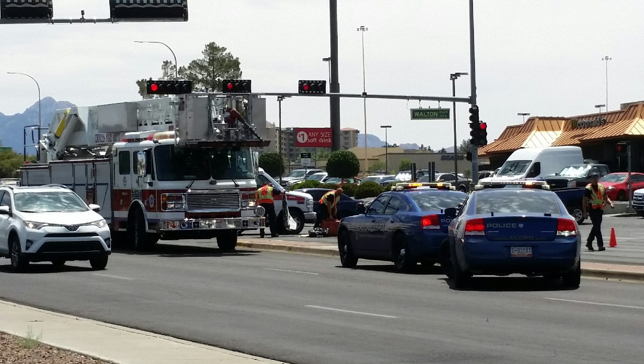 Las Cruces Pedestrian Hit By Truck, Airlifted