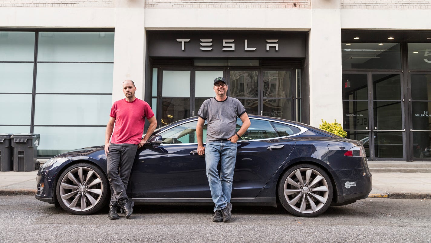 Edmunds team sets crosscountry electric record in Tesla