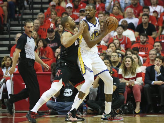 NBA: Playoffs-Golden State Warriors at Houston Rockets