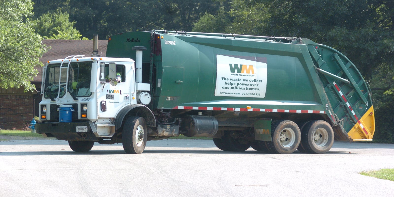 City town hall on garbage pickup