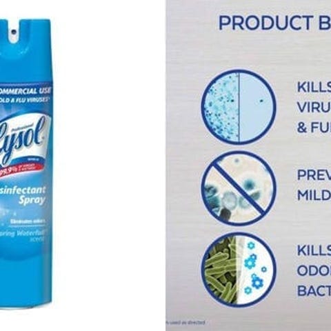 Kill germs around your home with the Lysol Disinfe