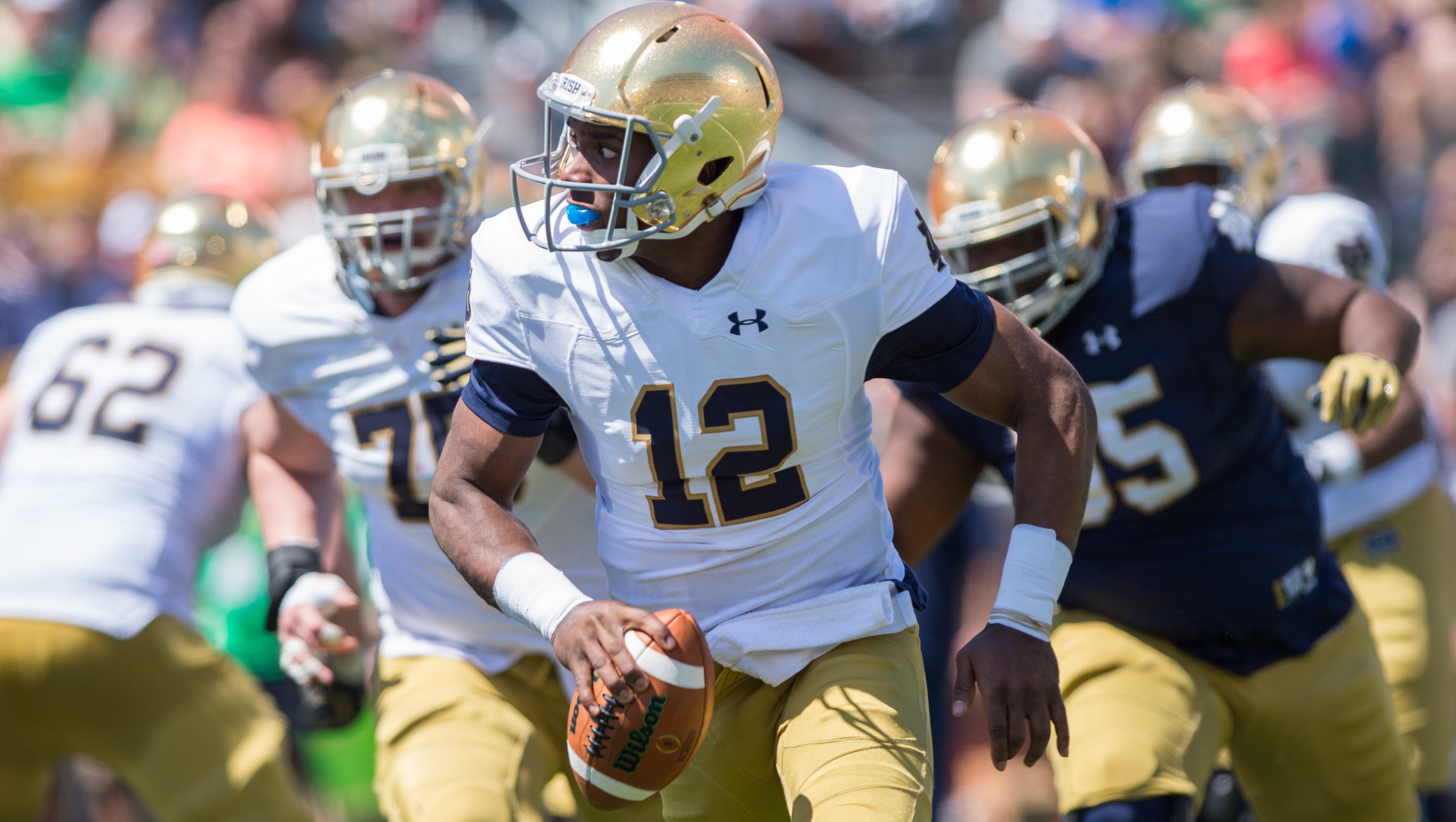 Notre Dame Football S Top Spring Practice Storylines   636243959712547320 USATSI 9253771 