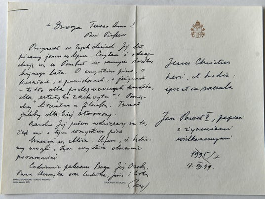 Pope John Paul letters reveal 'intense' friendship with married woman